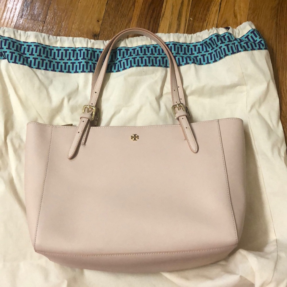 Tory Burch York Small Saffiano Leather Tote Bag